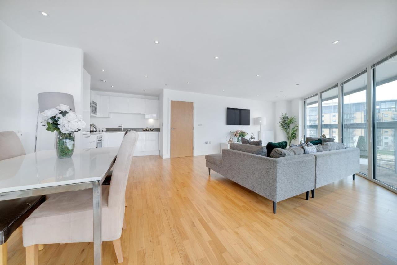 Large 2Bed 2Bath Apartment Beautiful River Views London Greenwich Cutty Sark - Perfect For Long Stay, Business, Leisure And Relocations Zewnętrze zdjęcie
