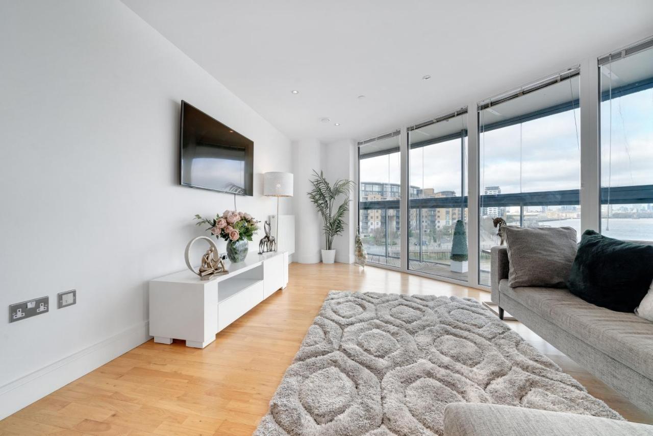 Large 2Bed 2Bath Apartment Beautiful River Views London Greenwich Cutty Sark - Perfect For Long Stay, Business, Leisure And Relocations Zewnętrze zdjęcie